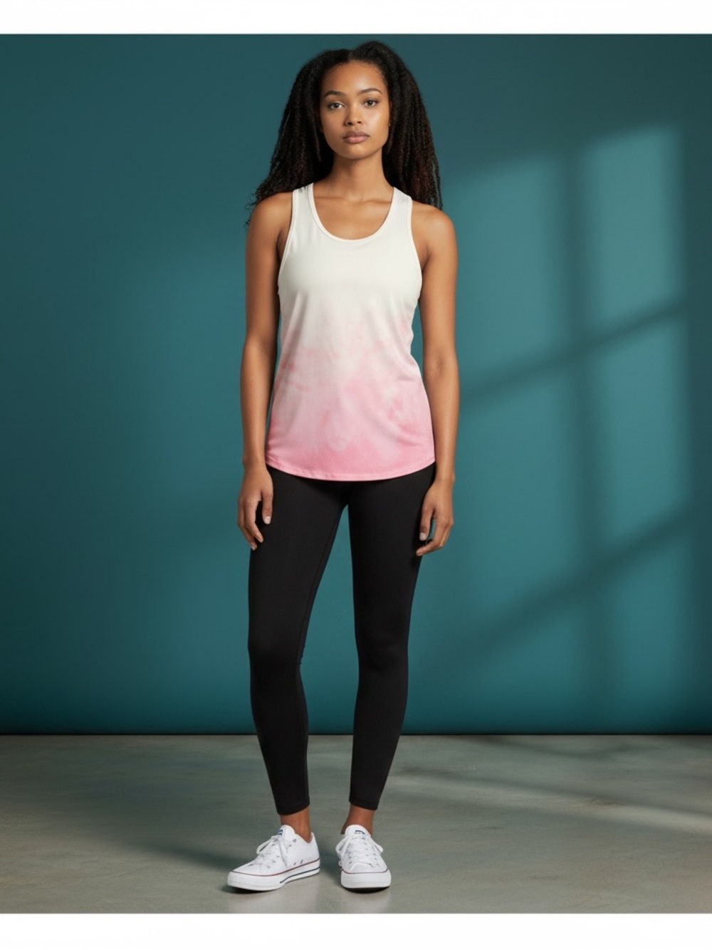 Lucky in Love Racer Back Athletic Tank Top